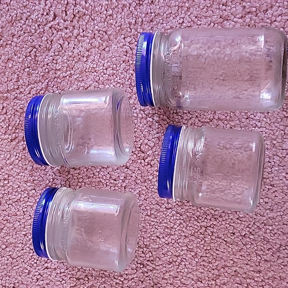4 Mason Jars